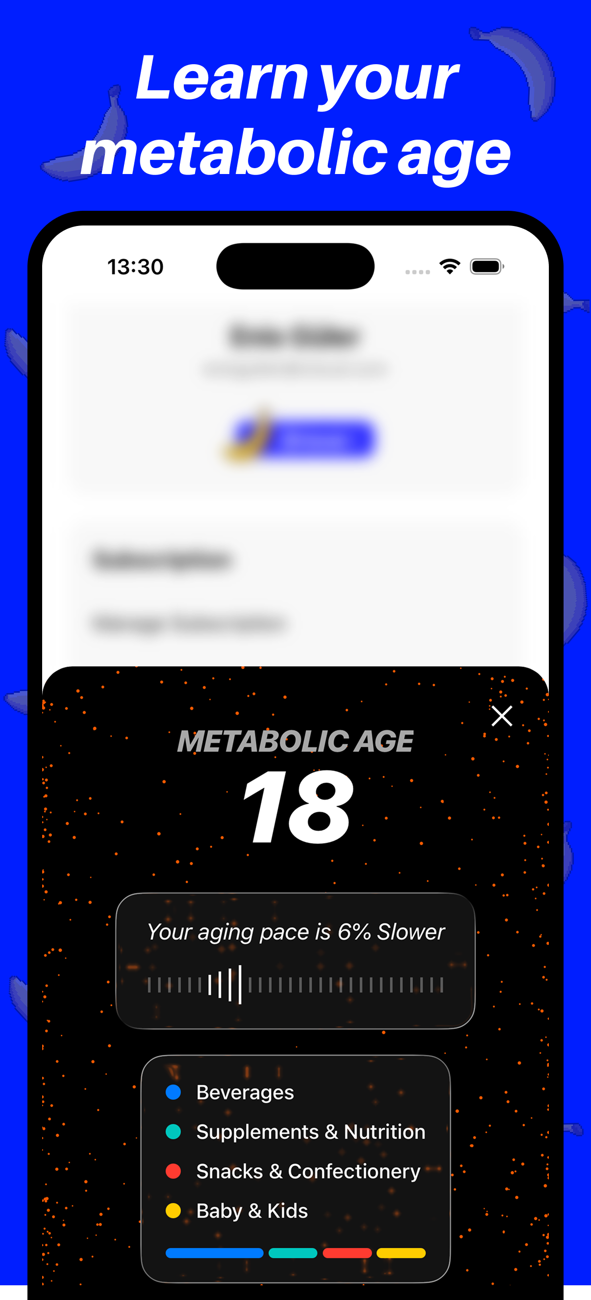 Learn your metabolic age